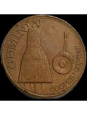 Commemorative token for the Gemini V  Mission